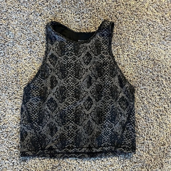 ATHLETA Black Viper Midi Yoga & Fitness Tank Top - Picture 2 of 5